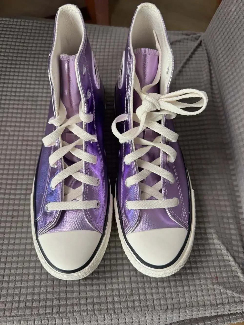 Converse Chuck Taylor All Star EVA Lift Platform Metallic Big Kids High Top Snea